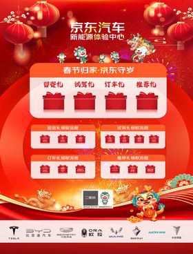 汽车4S店新年喷绘