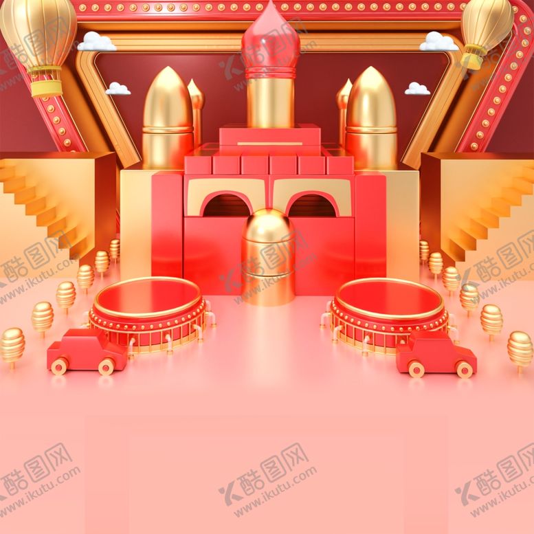 编号：82865910292316171861【酷图网】源文件下载-电商立体场景