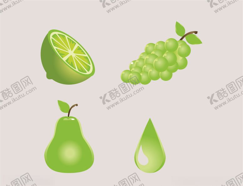 编号：21385605140111006368【酷图网】源文件下载-矢量水果图标