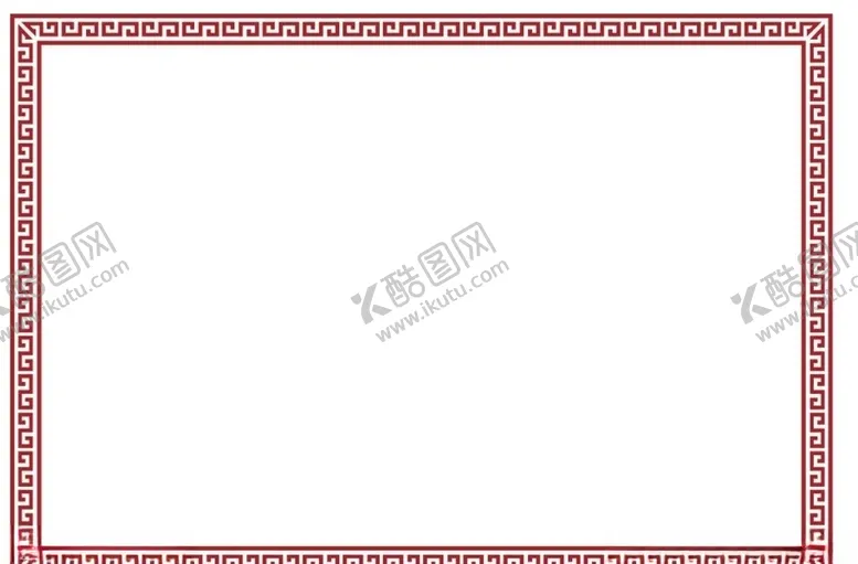 编号：75356504161050488281【酷图网】源文件下载-矢量花纹回形纹边框