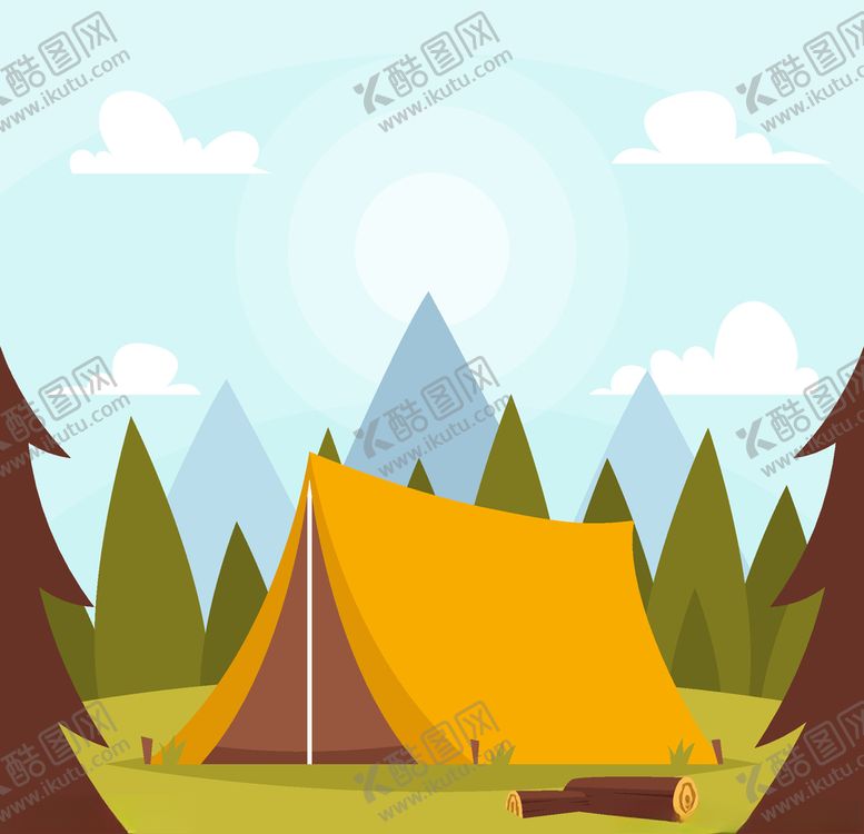 编号：44422610211642213899【酷图网】源文件下载-野营