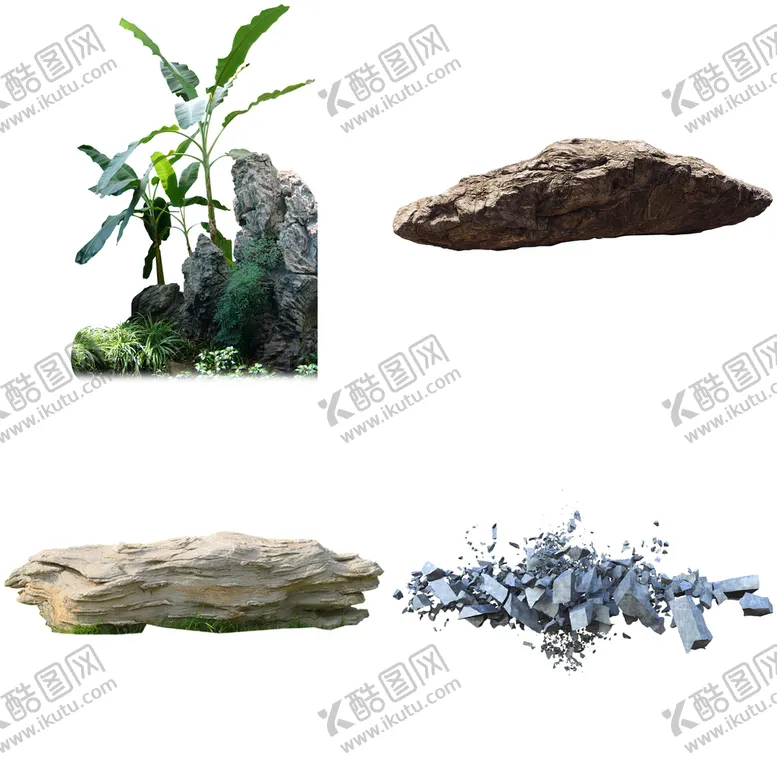 编号：95432009241418120548【酷图网】源文件下载-景观石头