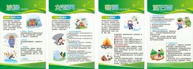 减轻自然灾害宣传海报危险社区防灾减灾