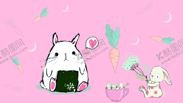 编号：63249210091614051182【酷图网】源文件下载-胡萝卜与小兔
