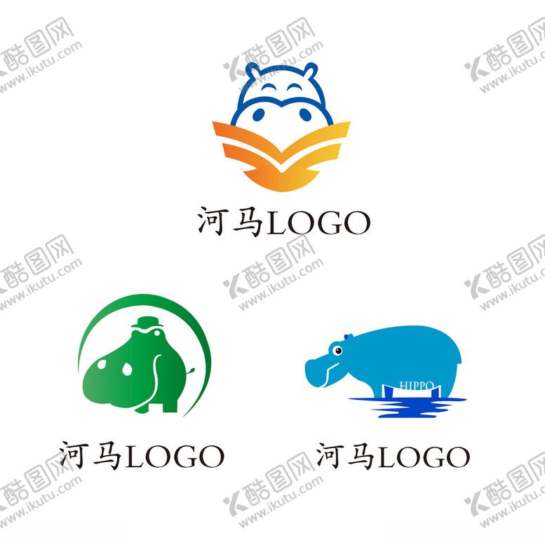 编号：88857802151508006921【酷图网】源文件下载-河马读书logo