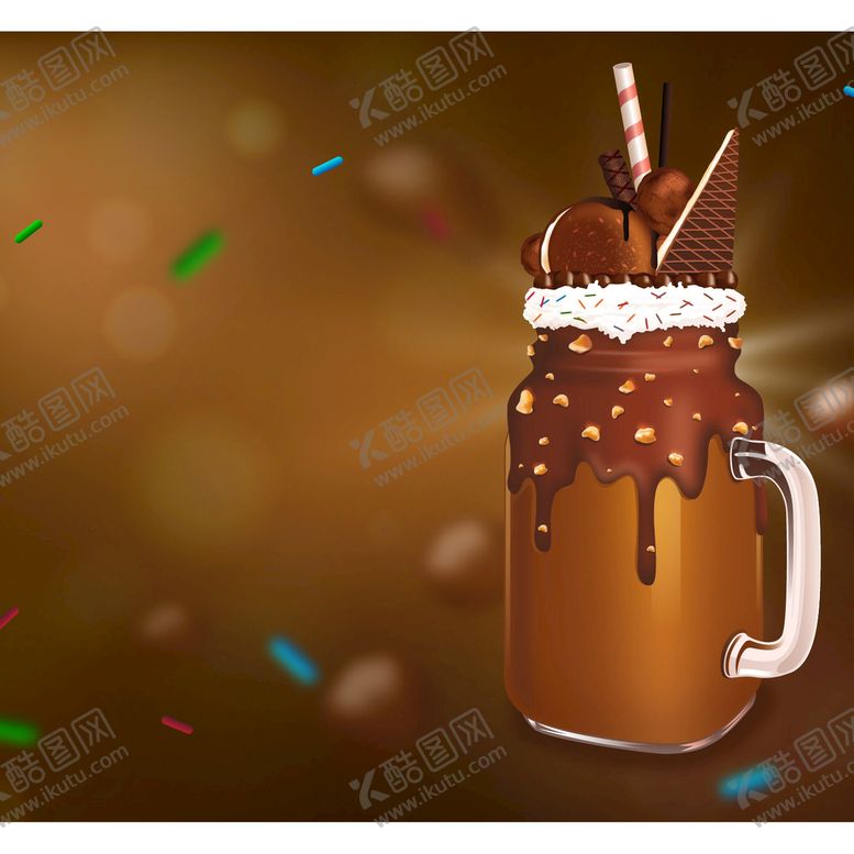 编号：05862309171040474361【酷图网】源文件下载-多彩甜点杯