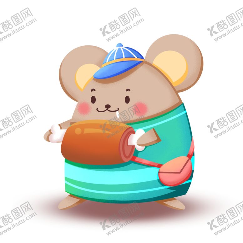 编号：40711910190143504445【酷图网】源文件下载-老鼠吃烤肉