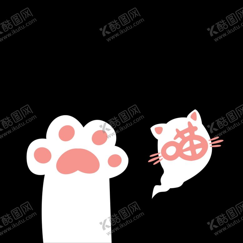 编号：96409204191809113016【酷图网】源文件下载-矢量猫抓可爱猫咪