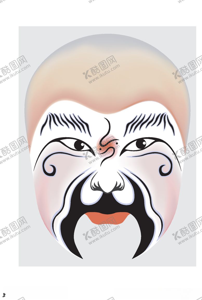 编号：58360910230644533470【酷图网】源文件下载-中国风传统京剧脸谱