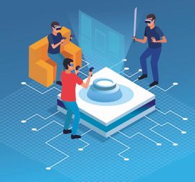 虚拟游戏相关vr元宇宙互动现实