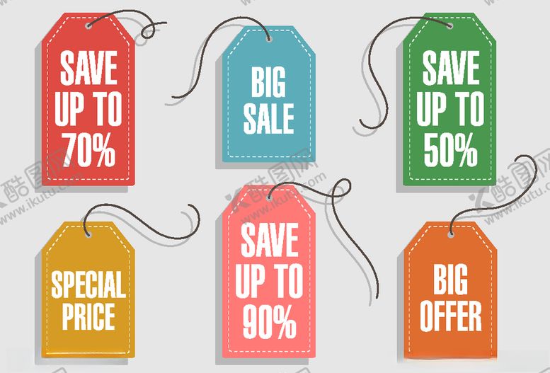 编号：98511309191042184304【酷图网】源文件下载-矢量标签素材