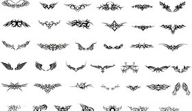 AI海报可复制粘贴酷炫图案设计