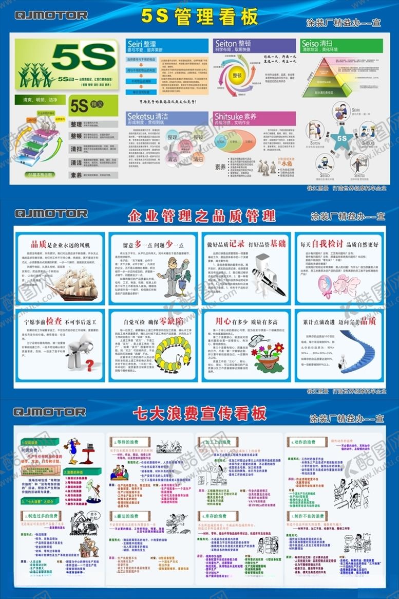编号：63714804202048512948【酷图网】源文件下载-精益系列看板