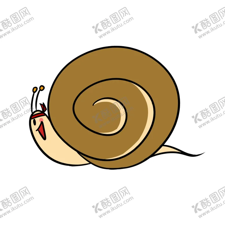 编号：92049806172237544899【酷图网】源文件下载-手绘蜗牛素材