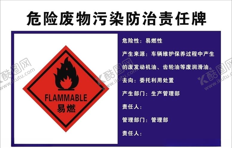 编号：34388610071303339197【酷图网】源文件下载-责任牌