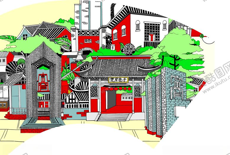 编号：67638109291632129582【酷图网】源文件下载-宽窄巷子