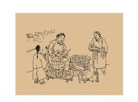 包粽子插画