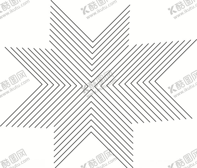 编号：15830110021653577888【酷图网】源文件下载-多角星图案