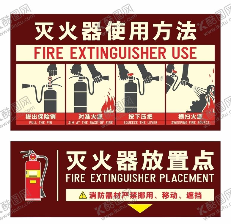 编号：83932507061252446789【酷图网】源文件下载-灭火器使用方法