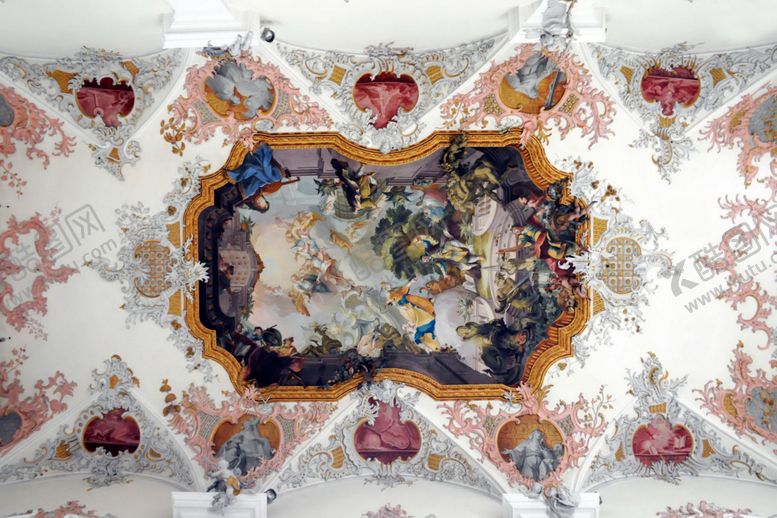 编号：38187309190441102451【酷图网】源文件下载-天顶壁画
