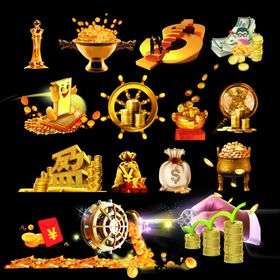 金币钱符号小图标黄图标黄小图标