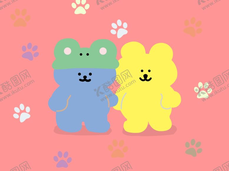 编号：98678410041413019503【酷图网】源文件下载-卡通小熊