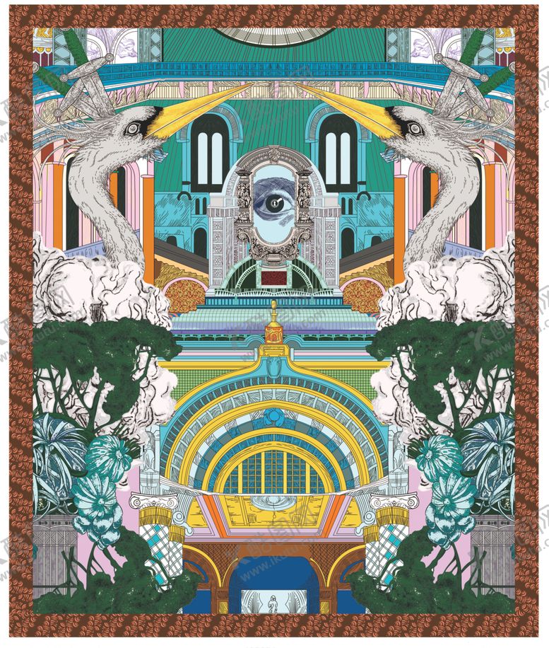 编号：62293410120636408964【酷图网】源文件下载-复古花图案