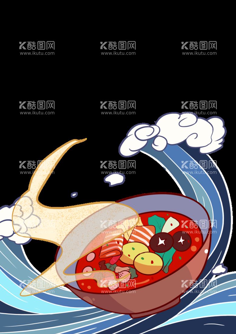 编号：37869110012130072410【酷图网】源文件下载-美食插画