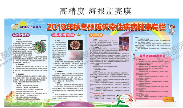 编号：78045510262250068746【酷图网】源文件下载-秋季预防传染性疾病健康专栏