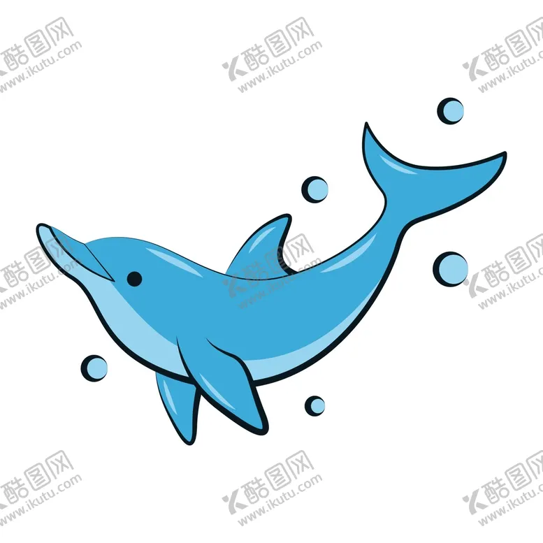 编号：72369010011550126723【酷图网】源文件下载-卡通海豚