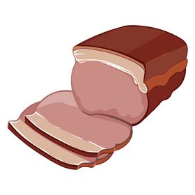 肉制品手绘卡通类禽畜类