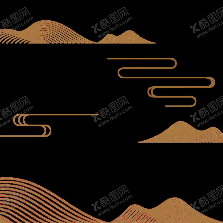 编号：43690109260821565946【酷图网】源文件下载-远山纹样