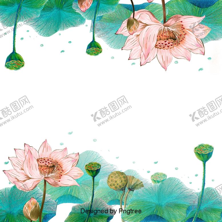编号：67978609230921169384【酷图网】源文件下载-水彩莲花
