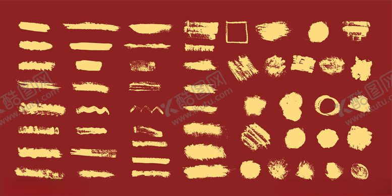 编号：64132104022309456616【酷图网】源文件下载-金色笔触