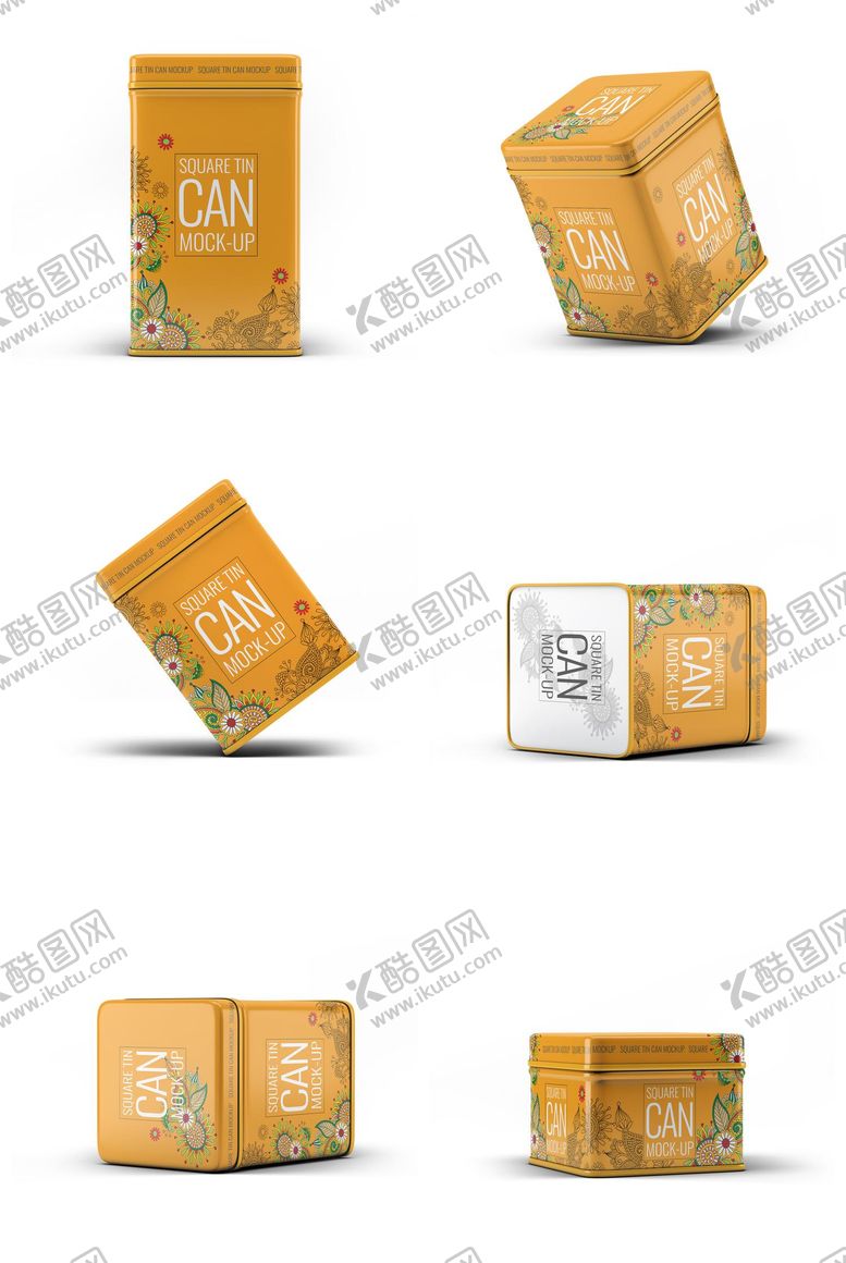 编号：85019406271417487835【酷图网】源文件下载-铁罐罐子包装罐样机