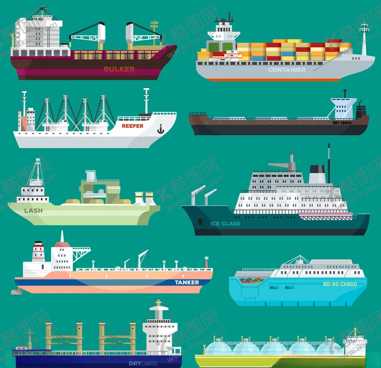 编号：54790009241423069582【酷图网】源文件下载-卡通船只