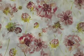 紫色花卉图案背景纹理