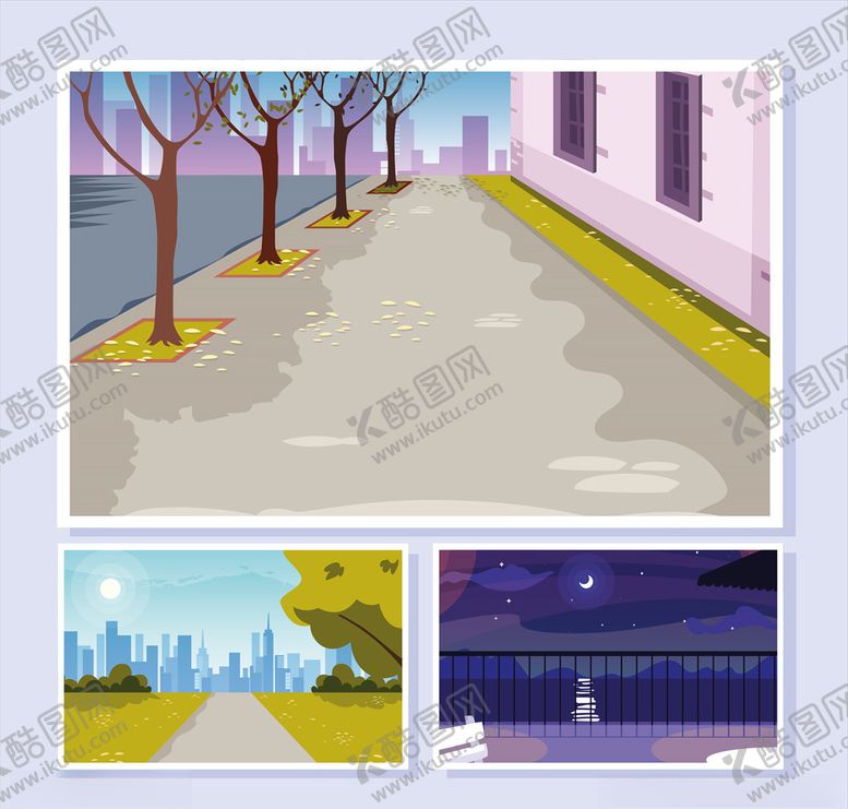 编号：31780810242327238013【酷图网】源文件下载-城市插画