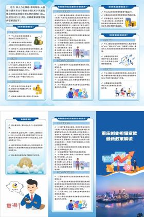科技宣传折页展示