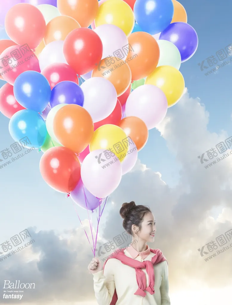 编号：54061501261605171997【酷图网】源文件下载-气球人物