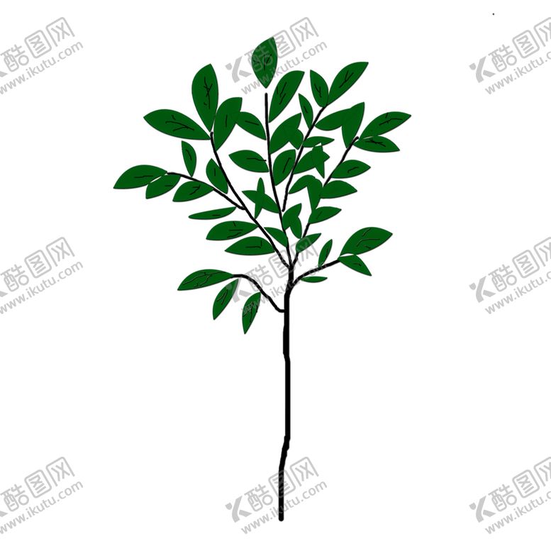编号：57096202082138163084【酷图网】源文件下载-手绘春天的小树苗