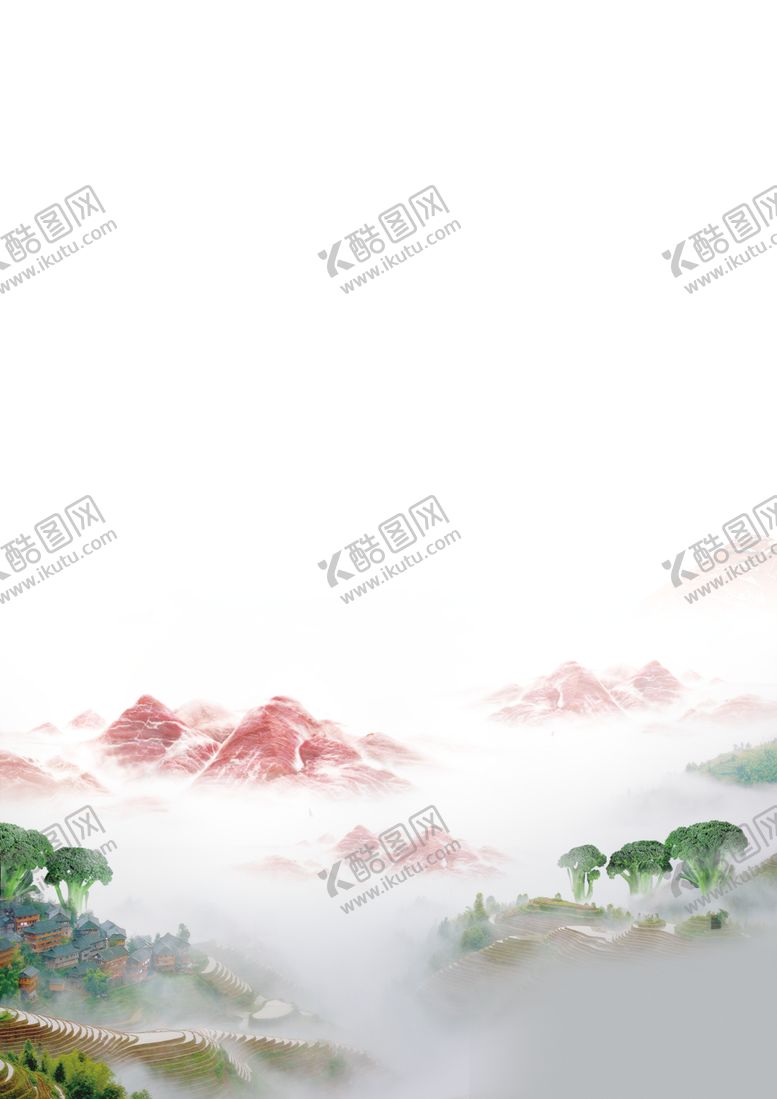 编号：42085805031710127530【酷图网】源文件下载-水墨山水素材