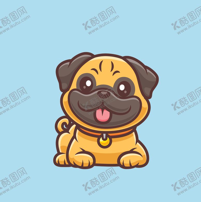 编号：87822002261005494617【酷图网】源文件下载-矢量卡通小狗