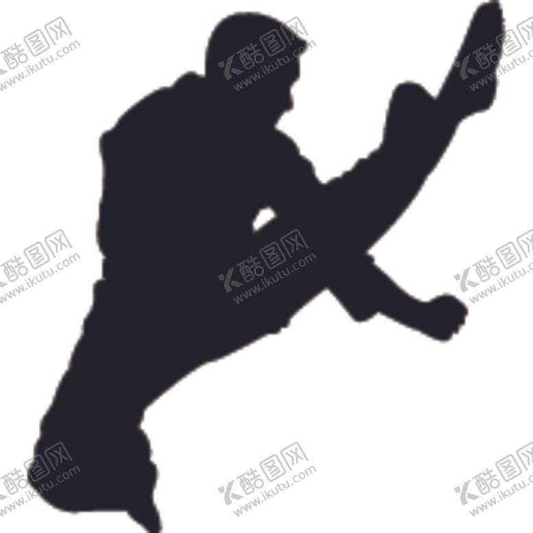 编号：13755609120853276768【酷图网】源文件下载-武术格斗剪影