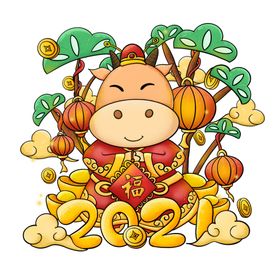 卡通牛形象