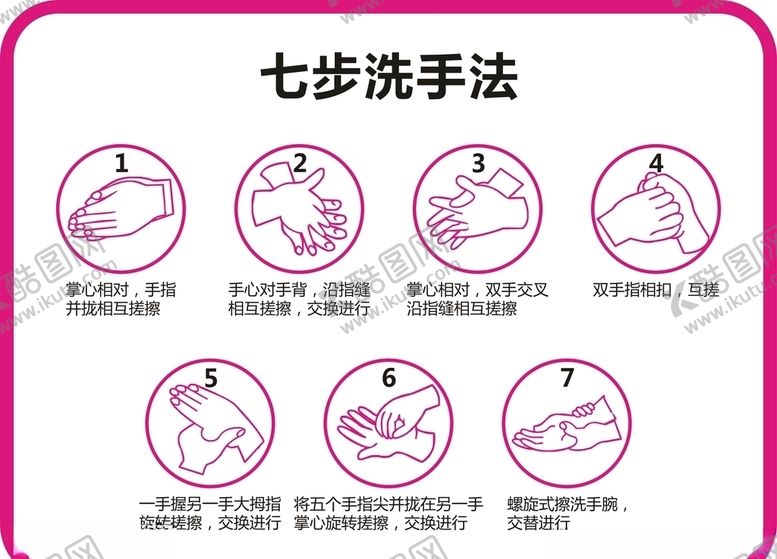 编号：60585207022110519131【酷图网】源文件下载-七步洗手法