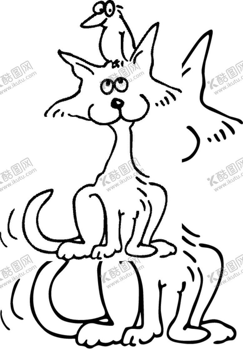 编号：42332012050616389800【酷图网】源文件下载-手绘动物插画
