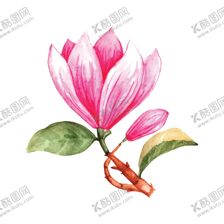 编号：94753009300653208631【酷图网】源文件下载-卡通玉兰花