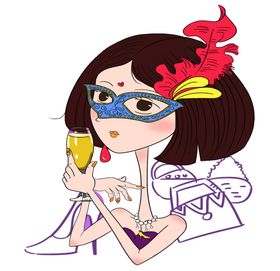 现代抽象画合层