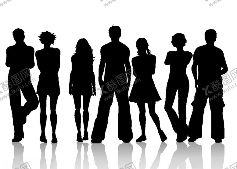 编号：24533109201645033009【酷图网】源文件下载-人物剪影